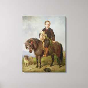 Toile John Samuel Bradford en tant que garçon