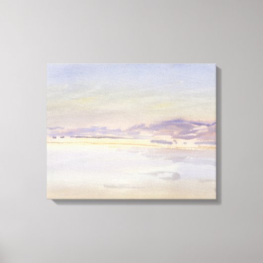 Toile John Singer Sargent - Coucher du soleil en mer (Recto)