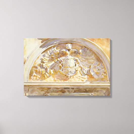 Toile John Singer Sargent - Escutcheon de Charles V (Recto)