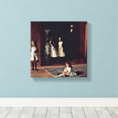 Toile John Singer Sargent - Les filles Boit (Insitu (Plancher de Bois))