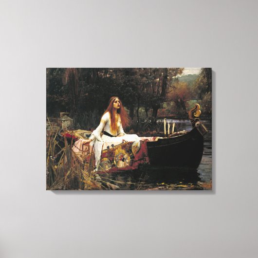 Toile John William Waterhouse La Dame De Shalott (Recto)