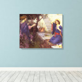 Toile John William Waterhouse - L'annonce (Insitu (Plancher de Bois))