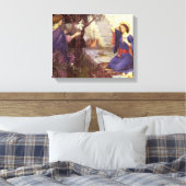 Toile John William Waterhouse - L'annonce (Insitu(Chambre))