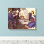 Toile John William Waterhouse - L'annonce (Insitu (Plancher de Bois))