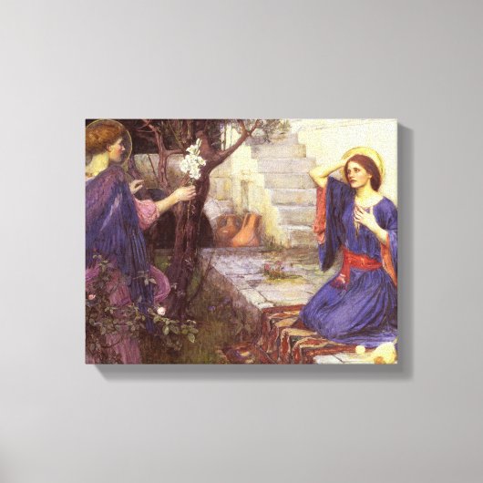 Toile John William Waterhouse - L'annonce (Recto)