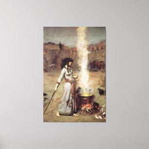 Toile John William Waterhouse - Le cercle magique