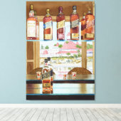 Toile Johnnie Walker et Del (Insitu (Plancher de Bois))