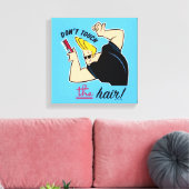 Toile Johnny Bravo Comb - Ne touchez pas les cheveux! (Insitu(Salon))