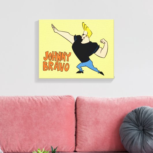 Toile Johnny Bravo Flexing (Insitu(Salon))
