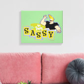 Toile Johnny Bravo - Hey There Sassy (Insitu(Salon))