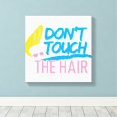 Toile Johnny Bravo - Ne touchez pas le graphique des che (Insitu (Plancher de Bois))