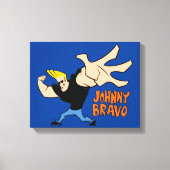 Toile Johnny Bravo Pose Iconique (Recto)