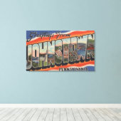 Toile Johnstown, Pennsylvanie - Scènes de grandes lettre (Insitu (Plancher de Bois))