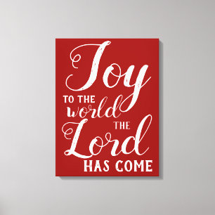 Toile Joie au décor de mur de Noël du monde
