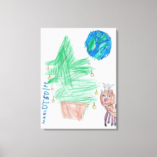 Toile Joie de Noël : Une vision de la magie de Noël pour (Recto)