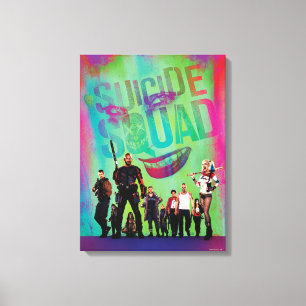 Toile Joker du peloton de suicide et affiche de film