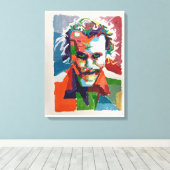Toile Joker peint à la main par Mark Elsen (Insitu (Plancher de Bois))