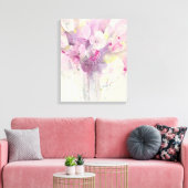 Toile Joli au printemps | Bouquet rose doux (Insitu(Salon))