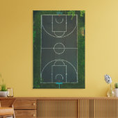 Toile Joli basket-ball (Insitu(Salon))