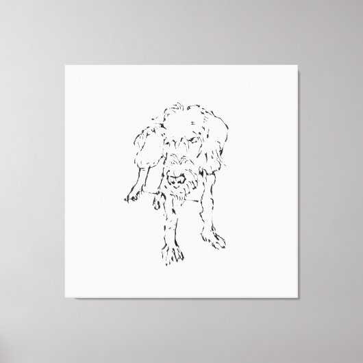 Toile Joli chiot teckel à poil dur (Recto)