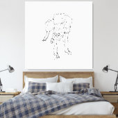 Toile Joli chiot teckel à poil dur (Insitu(Chambre))