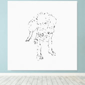 Toile Joli chiot teckel à poil dur (Insitu (Plancher de Bois))