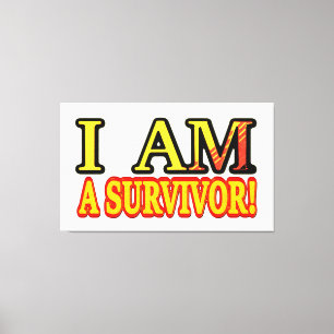 Toile Joli dessin "SURVIVOR". Commandez dès maintenant