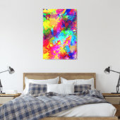 Toile Joli fantôme abstrait coloré (Insitu(Chambre))