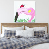 Toile Joli Flamant rose rose (Insitu(Chambre))