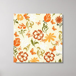 Toile Joli modèle floral moderne