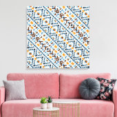 Toile Joli motif aztèque à l'aquarelle (Insitu(Salon))