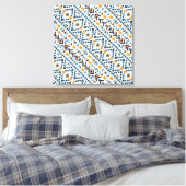 Toile Joli motif aztèque à l'aquarelle (Insitu(Chambre))
