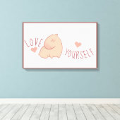 Toile Joli pastel capybara (Insitu (Plancher de Bois))