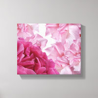 Joli rose rose pétale abstrait floral art moderne