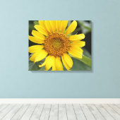 Toile Joli tournesol jaune soleil 20" x 16" (Insitu (Plancher de Bois))