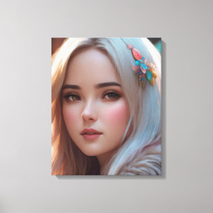 Toile Joli visage