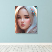 Toile Joli visage (Insitu (Plancher de Bois))