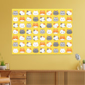 Toile Joli visage de chat orange (Insitu(Salon))