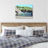 Toile Jolie anse de pêche Portloe Cornwall Angleterre (Insitu(Chambre))