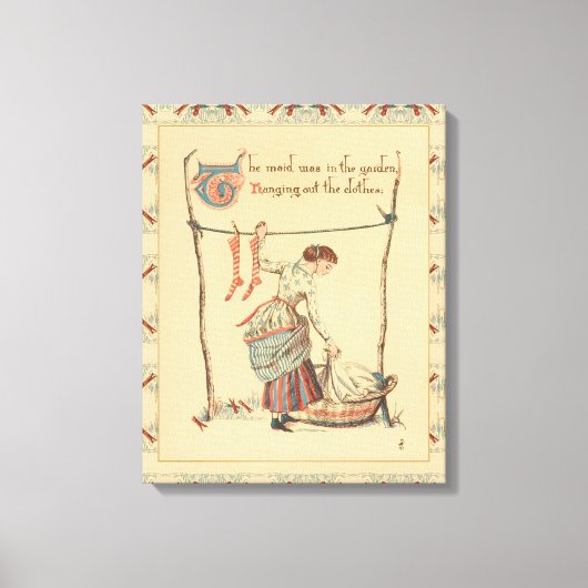 Toile Jolie Dame Vintage (Recto)