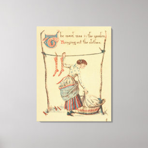 Toile Jolie Dame Vintage