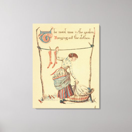 Toile Jolie Dame Vintage (Recto)