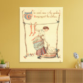 Toile Jolie Dame Vintage (Insitu(Salon))