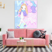 Toile Jolie fille (Insitu(Salon))