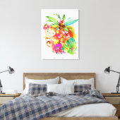 Toile Jolie fille singe grimpant à l'arbre (Insitu(Chambre))