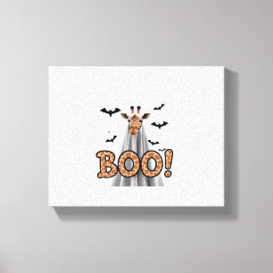 Toile Jolie girafe Boo costume d'Halloween amusant amate