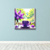 Toile Jolie Lilacs et café violets (Insitu (Plancher de Bois))