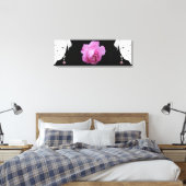 Toile Jolie rose rose jumelle filles mode illustration (Insitu(Chambre))