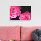 Toile Jolie roses roses roses simples art floral moderne (Insitu(Salon))