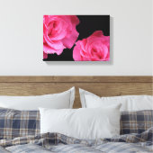 Toile Jolie roses roses roses simples art floral moderne (Insitu(Chambre))